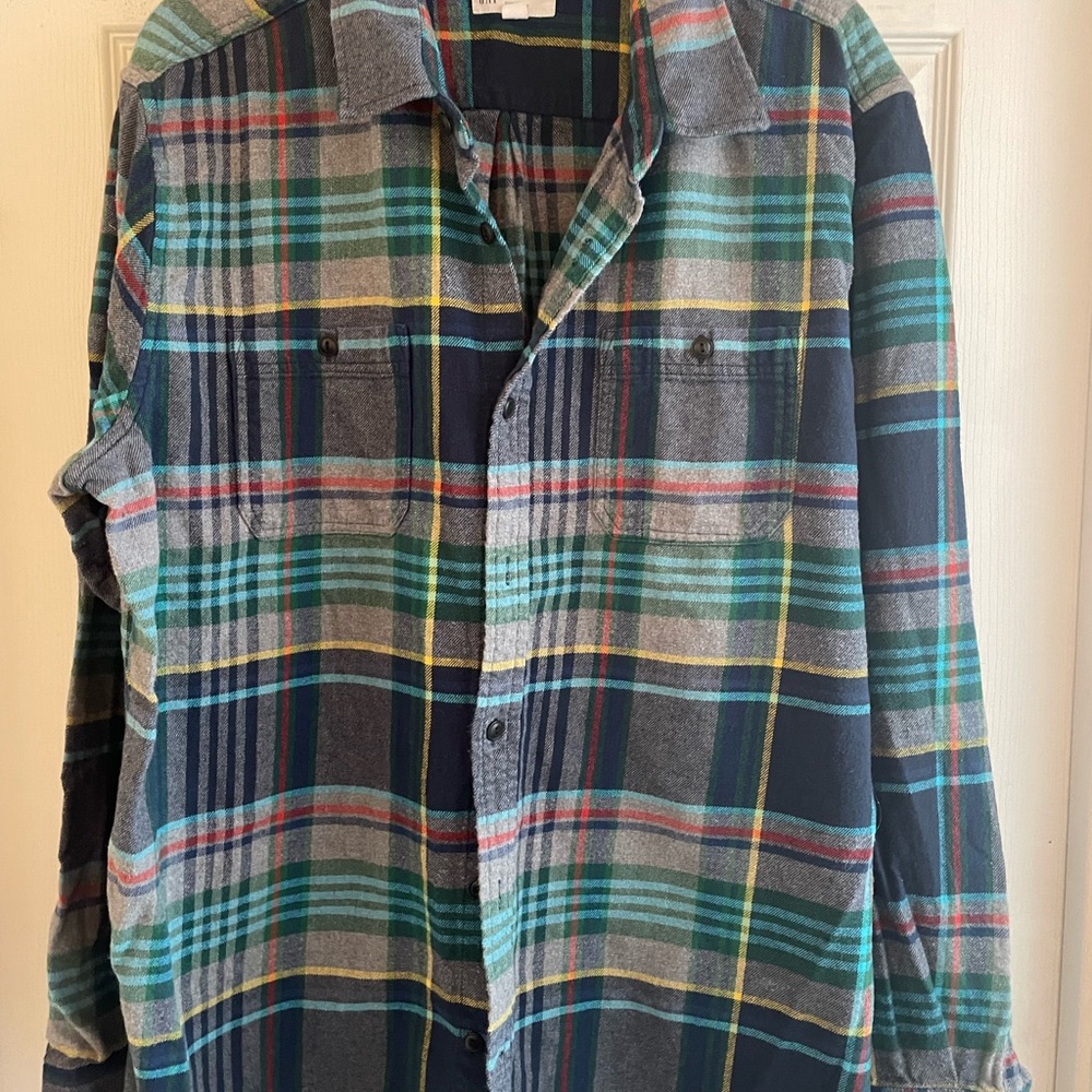 GAP Multicolor Plaid Shirt